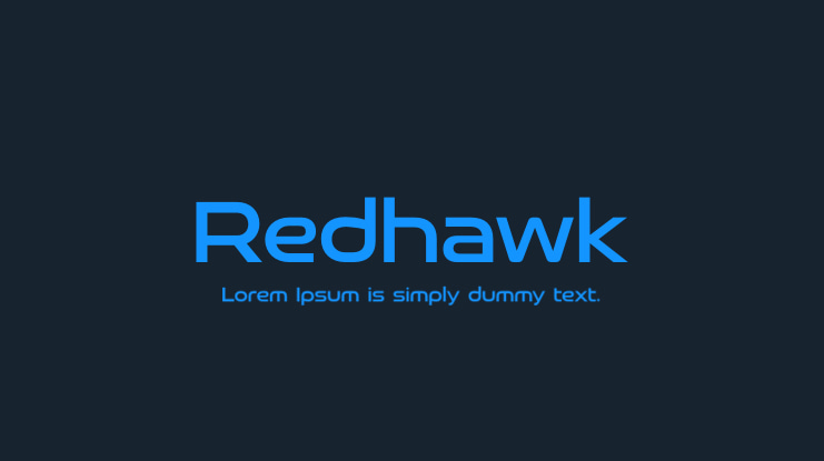 Redhawk Font