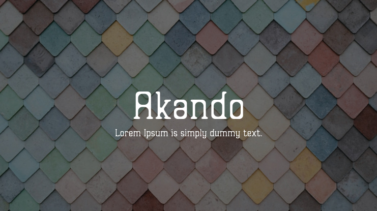 Akando Font