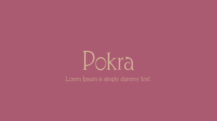 Pokra Font