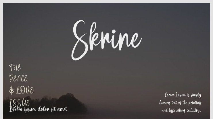 Skrine Font