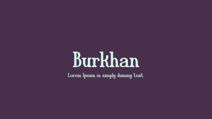 Burkhan Font