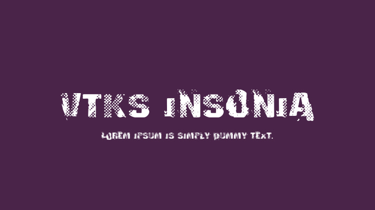VTKS INSONIA Font