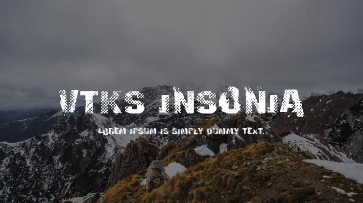 VTKS INSONIA Font
