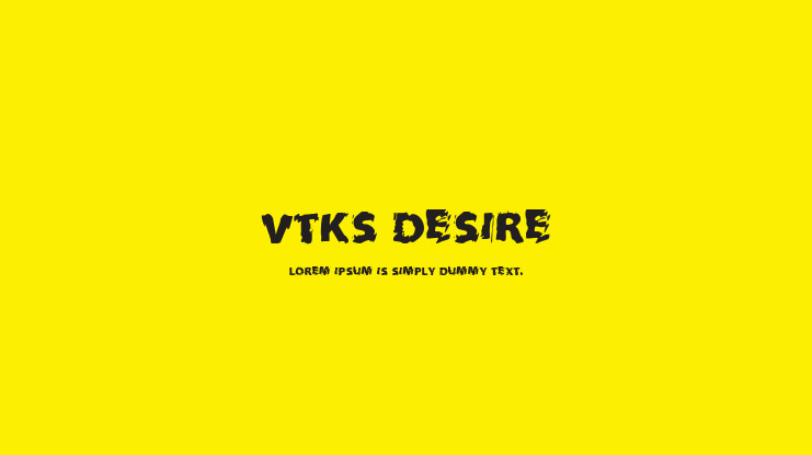 VTKS DESIRE Font