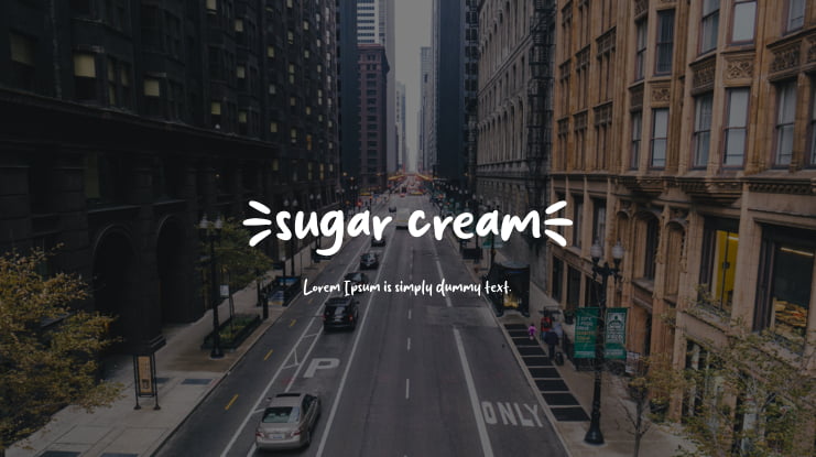 Sugar Cream Font