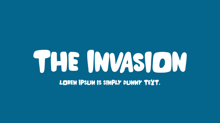 the Invasion Font
