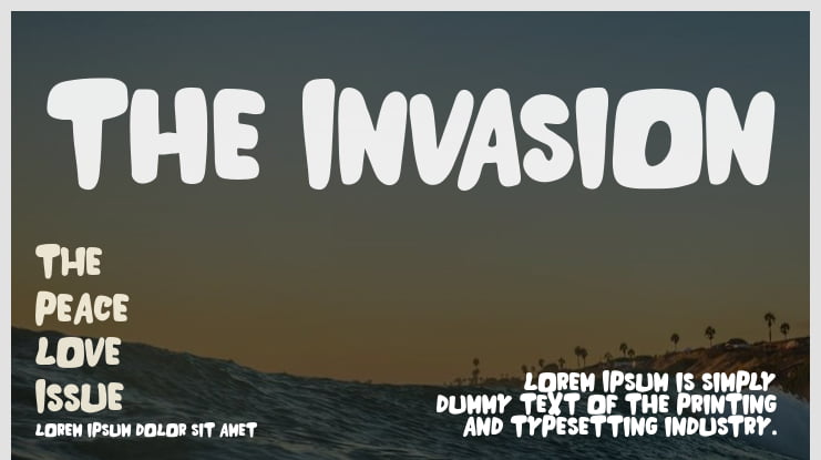 the Invasion Font