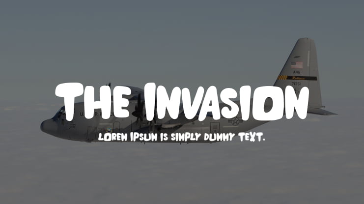 the Invasion Font