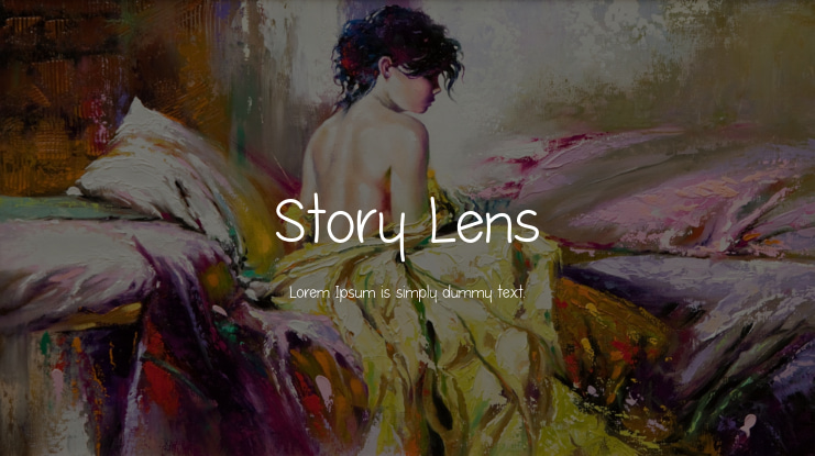 Story Lens Font