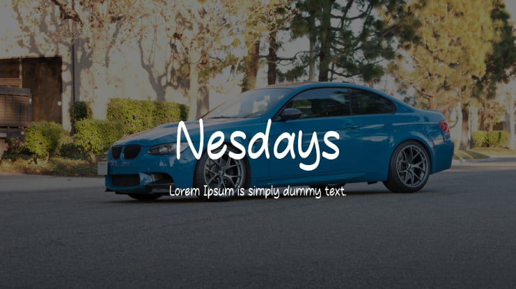 Nesdays Font