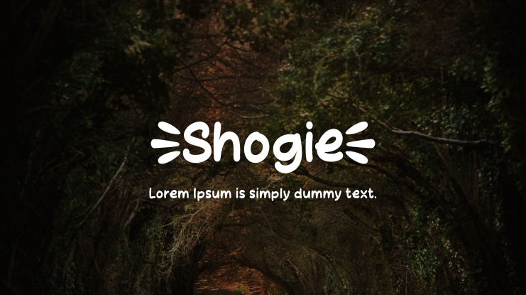 Shogie Font