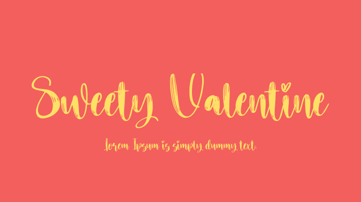 Sweety Valentine Font