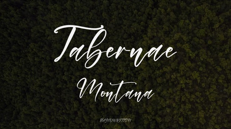 Tabernae Montana Font Family