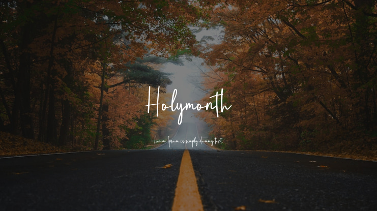 Holymonth Font