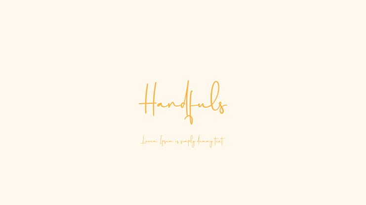 Handfuls Font