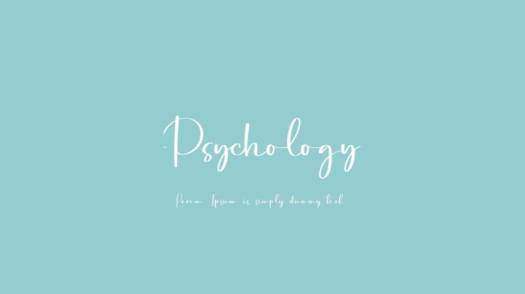 Psychology Font