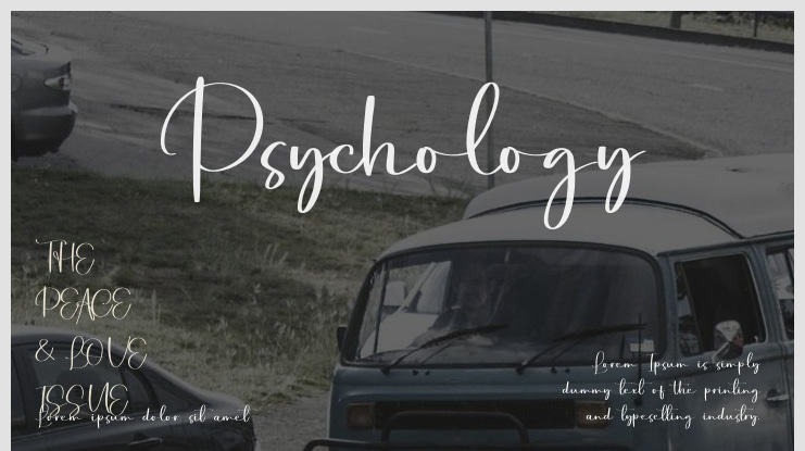 Psychology Font