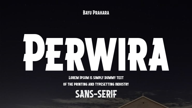 Perwira Font