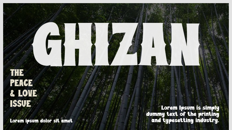 GHIZAN Font