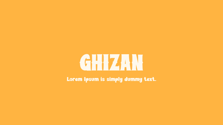 GHIZAN Font
