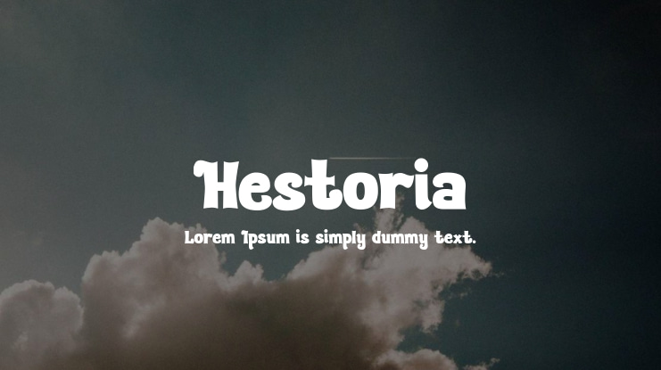 Hestoria Font