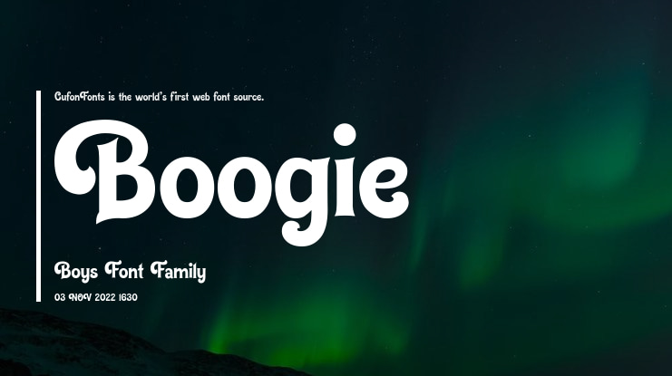 Boogie Boys Font Family