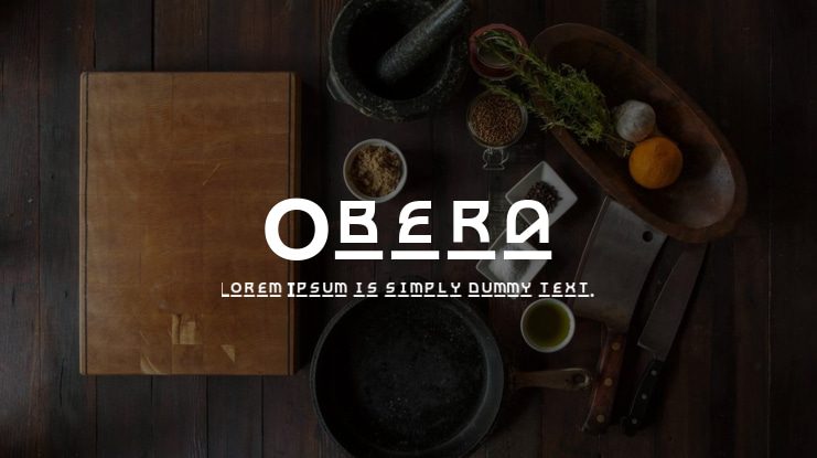 Obera Font
