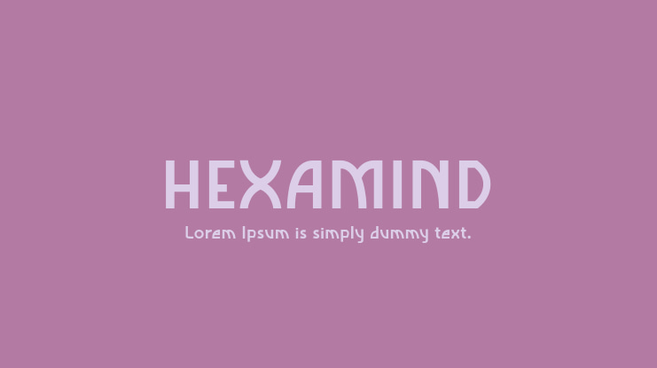 HEXAMIND Font
