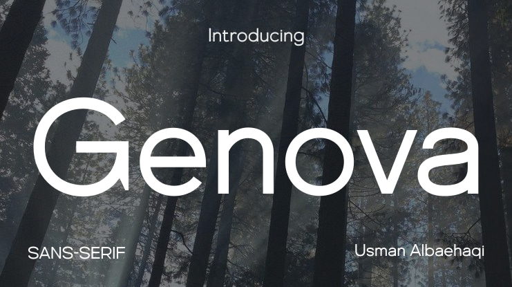 Genova Font Family
