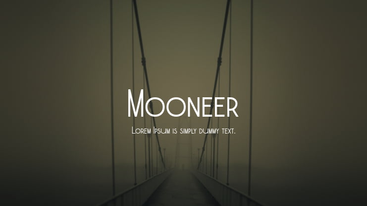 Mooneer Font