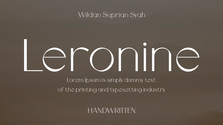 Leronine Font Family