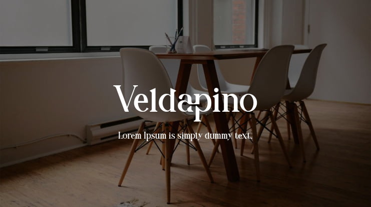 Veldapino Font Family