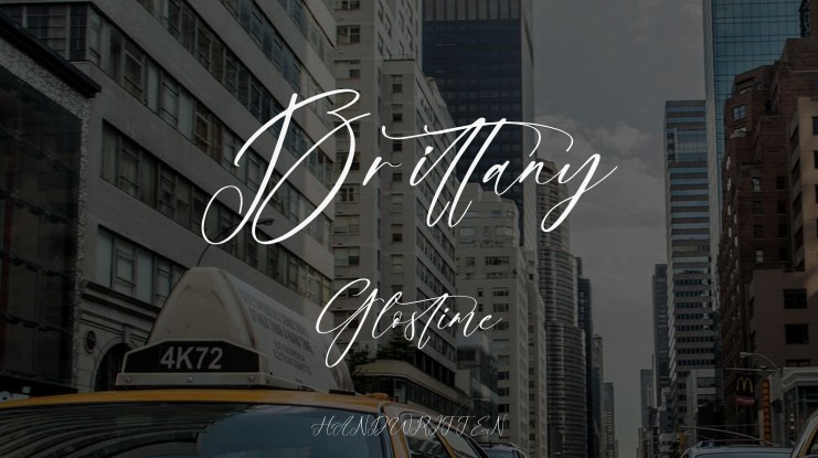 Brittany Glostime Font