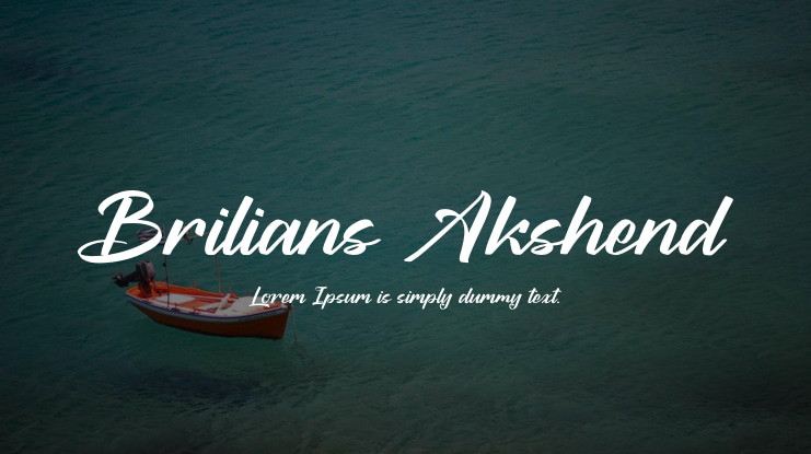 Brilians Akshend Font