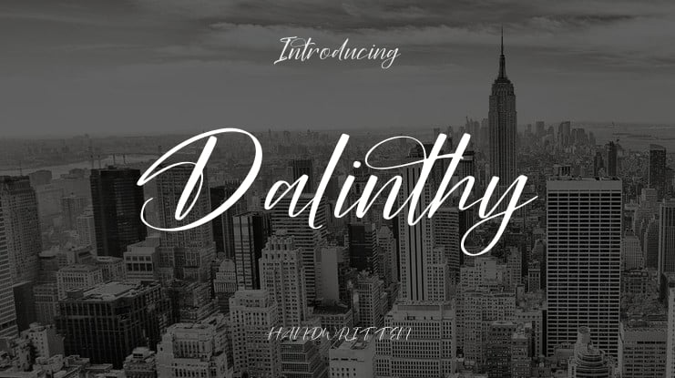 Dalinthy Font
