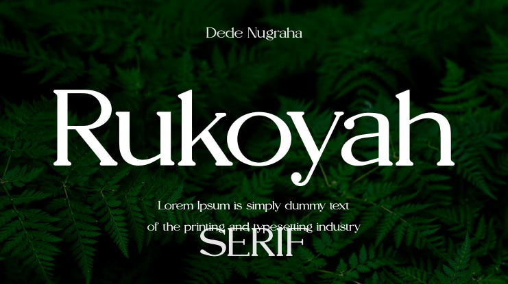 Rukoyah Font