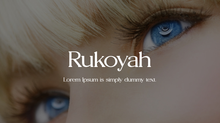 Rukoyah Font