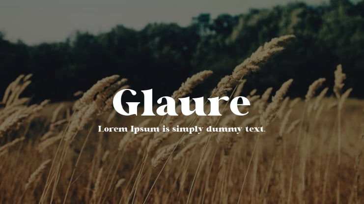 Glaure Font