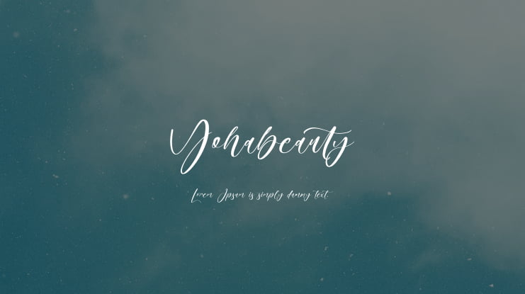 Yohabeauty Font