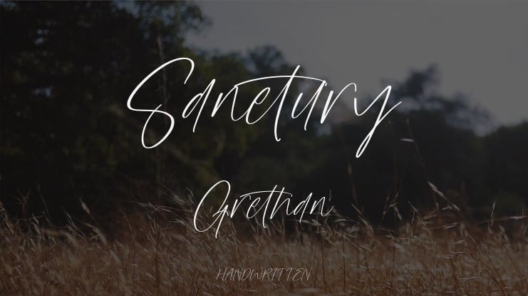 Sanetury Grethan Font