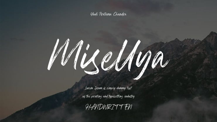 Misellya Font