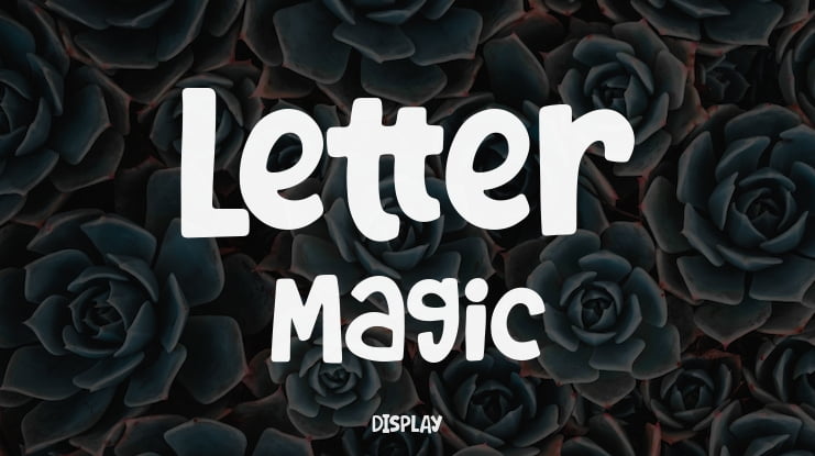 Letter Magic Font