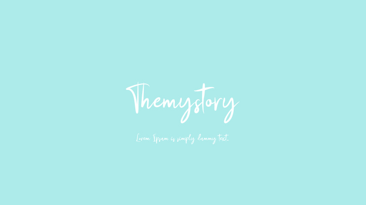 Themystory Font