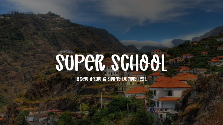 Super School Font
