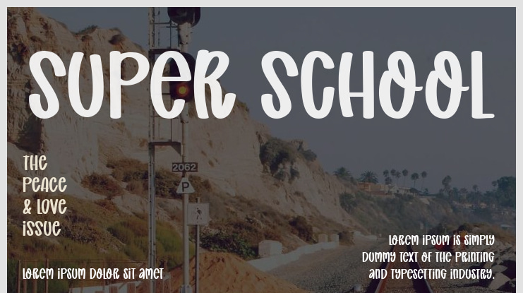 Super School Font
