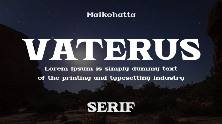 VATERUS Font