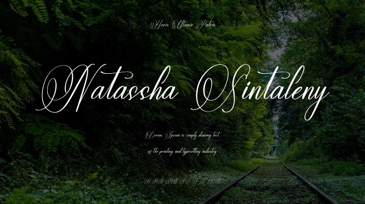 Natassha Sintaleny Font