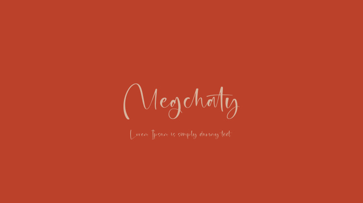Megchaty Font