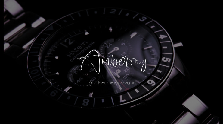 Amberony Font