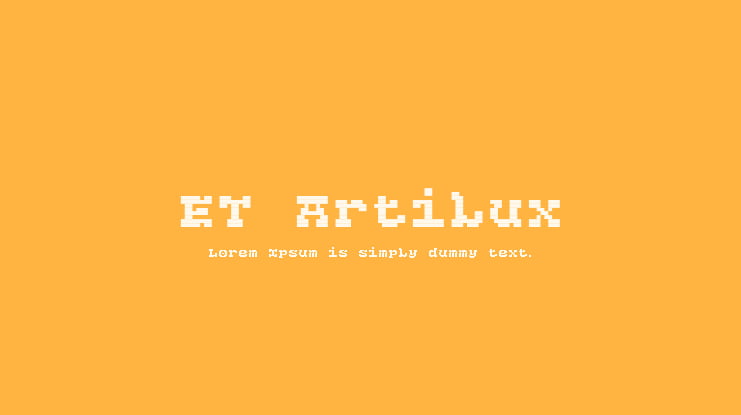 ET Artilux Font Family